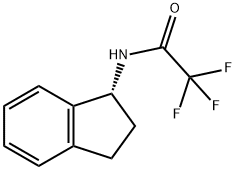 Acetamide, N-[(1R)-2,3-dihydro-1H-inden-1-yl]-2,2,2-trifluoro- 구조식 이미지