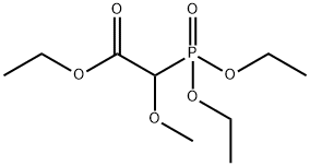 Acetic acid, 2-(diethoxyphosphinyl)-2-methoxy-, ethyl ester Structure