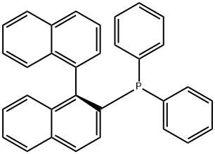 Phosphine, (1S)-[1,1'-binaphthalen]-2-yldiphenyl- Structure