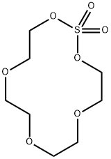 1,3,6,9,12-Pentaoxa-2-thiacyclotetradecane, 2,2-dioxide 구조식 이미지