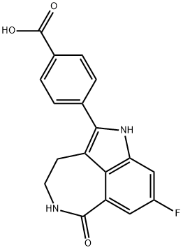 Rucaparib Carboxylic Acid 구조식 이미지