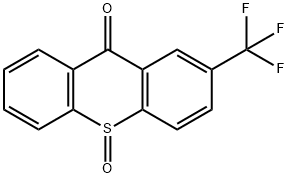 9H-Thioxanthen-9-one, 2-(trifluoromethyl)-, 10-oxide Structure