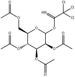 2,3,4,6-Tetra-O-acetyl-α-D-mannopyranosyl trichloroacetimidate Structure