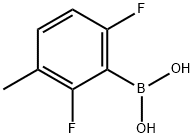 Boronic acid, B-(2,6-difluoro-3-methylphenyl)- 구조식 이미지