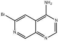 Pyrido[3,4-d]pyrimidin-4-amine, 6-bromo- Structure