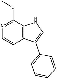 1H-Pyrrolo[2,3-c]pyridine, 7-methoxy-3-phenyl- Structure