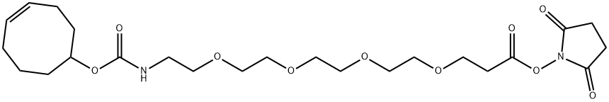 TCO-PEG4-NHS ester 구조식 이미지