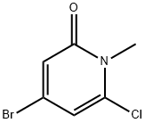 4-Bromo-6-chloro-1-methylpyridin-2(1H)-one Structure