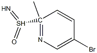 Sulfoximine, S-(5-bromo-2-pyridinyl)-S-2-methyl- 구조식 이미지