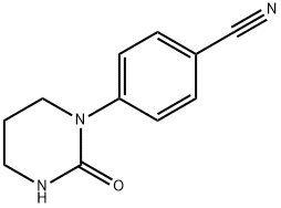 Benzonitrile, 4-(tetrahydro-2-oxo-1(2H)-pyrimidinyl)- Structure