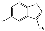 Isothiazolo[5,4-b]pyridin-3-amine, 5-bromo- Structure