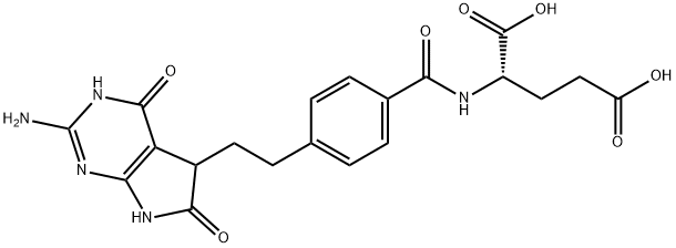 Pemetrexed disodium Ketone impurity 구조식 이미지