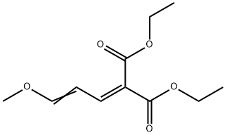 3-Methoxyalylidenmalonsaeurediaethyl Structure