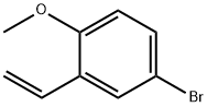 Benzene, 4-bromo-2-ethenyl-1-methoxy- Structure