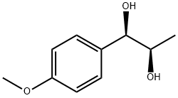 (1R,2R)-1-(4-Methoxyphenyl)-1,2-propanediol Structure