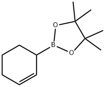 1,3,2-Dioxaborolane, 2-(2-cyclohexen-1-yl)-4,4,5,5-tetramethyl- Structure