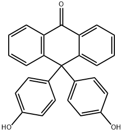 9,9‘-bis(-4-hydroxyphenyl)-10-anthrone Structure