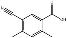 Benzoic acid, 5-cyano-2,4-dimethyl- 구조식 이미지