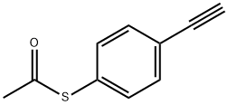 Ethanethioic acid, S-(4-ethynylphenyl) ester Structure