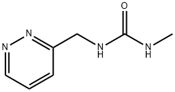 Urea, N-methyl-N'-(3-pyridazinylmethyl)- Structure