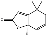 5,7aα-Dihydro-4,4,7a-trimethylbenzofuran-2(4H)-one Structure