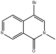 4-bromo-2-methyl-2,7-naphthyridin-1(2H)-one(WX130453) Structure