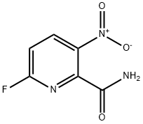 2-Pyridinecarboxamide, 6-fluoro-3-nitro- 구조식 이미지