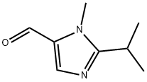 1H-Imidazole-5-carboxaldehyde, 1-methyl-2-(1-methylethyl)- 구조식 이미지