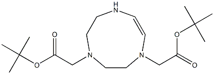 tert-butyl 2-[4-[2-[(2-methylpropan-2-yl)oxy]-2-oxoethyl]-1,4,7-triazonan-1-yl]acetate Structure