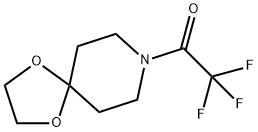 Ethanone, 1-(1,4-dioxa-8-azaspiro[4.5]dec-8-yl)-2,2,2-trifluoro- Structure