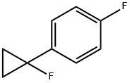 Benzene, 1-fluoro-4-(1-fluorocyclopropyl)- Structure