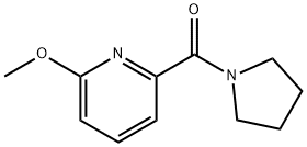 2-Methoxy-6-[(pyrrolidin-1-yl)carbonyl]pyridine Structure