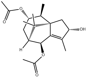 Sugetriol 6,9-diacetate 구조식 이미지