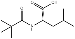 Leucine, N-(2,2-dimethyl-1-oxopropyl)- 구조식 이미지