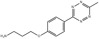 Methyltetrazine-propylamine HCl salt Structure