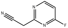 2-Pyrimidineacetonitrile, 4-fluoro- Structure