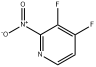 Pyridine, 3,4-difluoro-2-nitro- Structure