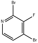 2,4-dibroMo-3-fluoropyridine Structure