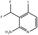 2-Pyridinamine, 3-(difluoromethyl)-4-iodo- Structure