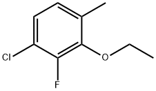 Benzene, 1-chloro-3-ethoxy-2-fluoro-4-methyl- Structure