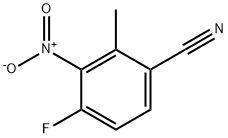 Benzonitrile, 4-fluoro-2-methyl-3-nitro- Structure