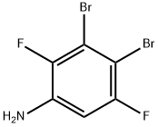 Benzenamine, 3,4-dibromo-2,5-difluoro- Structure