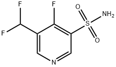 3-Pyridinesulfonamide, 5-(difluoromethyl)-4-fluoro- Structure