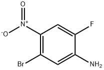 Benzenamine, 5-bromo-2-fluoro-4-nitro- Structure