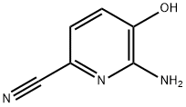 2-Pyridinecarbonitrile, 6-amino-5-hydroxy- Structure