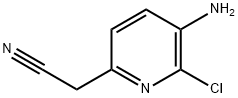 2-Pyridineacetonitrile, 5-amino-6-chloro- 구조식 이미지