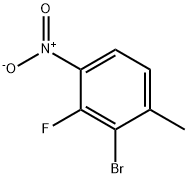 2-bromo-3-fluoro-1-methyl-4-nitrobenzene 구조식 이미지