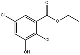 Benzoic acid, 2,5-dichloro-3-hydroxy-, ethyl ester Structure