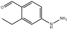 Benzaldehyde, 2-ethyl-4-hydrazinyl- Structure