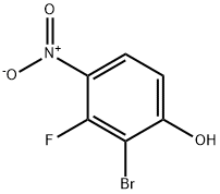 Phenol, 2-bromo-3-fluoro-4-nitro- Structure